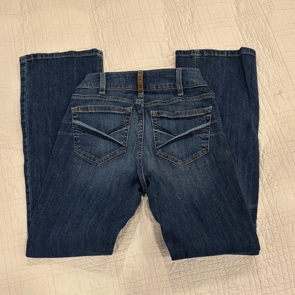 Ariat Women's Dark Blue Straight Leg Jeans - Picture 5 of 6